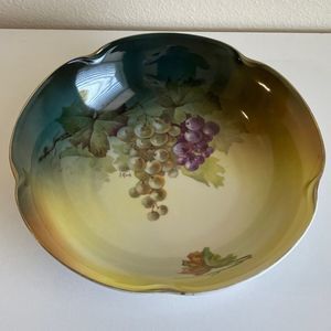 J & C Bavaria Germany Louise Handpainted Signed Bowl 10”